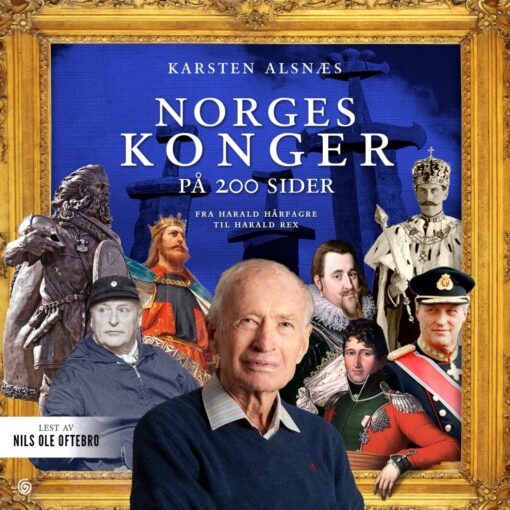 Lydbok - Norges konger på 200 sider-